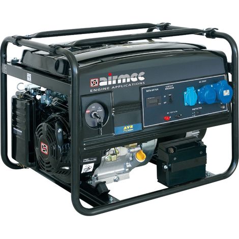 AIRMEC LC 6500 DDC ATS Generatore LONCIN 5,5 kW Monofase BENZINA AVR