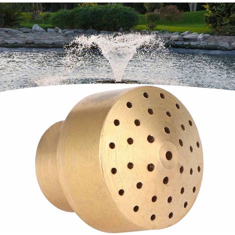 Embout de Fontaine Femelle en Cuivre G1/4 12.5mm - Embout Sprinkler pour Architecture de Paysage et Décor avec Spray de Fuseau Attrayant (1/5)