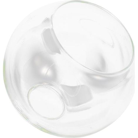 Abat-Jour En Verre De Remplacement Pour Lampe Suspendue Globe À Double Trou Verre Transparent 20.00 X 20.00 X 18.00 Cm Pour Hallway (1/5)