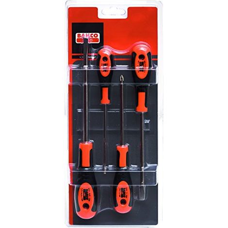 Schraubendreher Set Bahco s600 Nickelbeschichtet Gummigriff