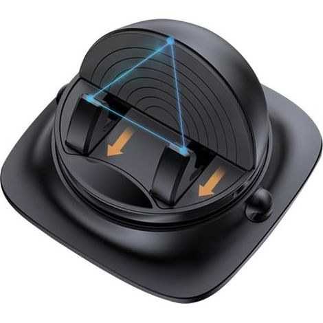 Dashboard Auto Telefoon Houder×2  Auto Mobiele Telefoon Mount met Kabel Organizer, Verstelbare Antislip Smartphone Beugel voor Navigatie Rijden Tablet Truck (1/5)