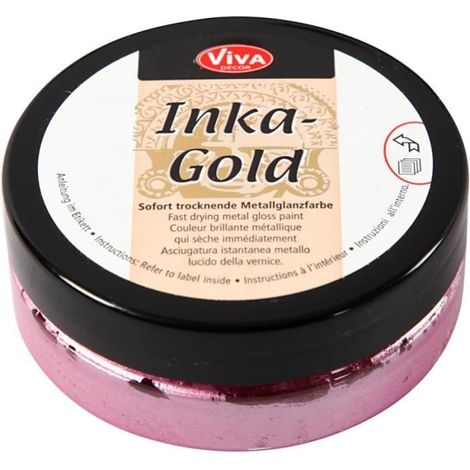 Peinture métallique - Inka-Gold - 50 ml - Magenta - Brillant - Mixte