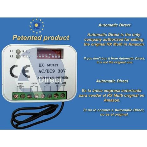 Module Wifi Pour Interrupteur - 433-900 Mhz - Compatible Circuit Unidirectionnel Et Bidirectionnel - Pour Boîtier Murale Standard - 1 Pièce (1/5)