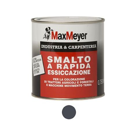 SMALTO RAPIDA ESSICCAZIONE MAX MEYER LT. 0,75 Grigio Grafite