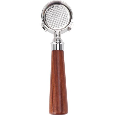 Bodenloser Holzfilterhalter, 51 mm, 3 Ohren, mit Filterkorb für die Kaffeemaschine EC0680 Typ 1 (1/5)