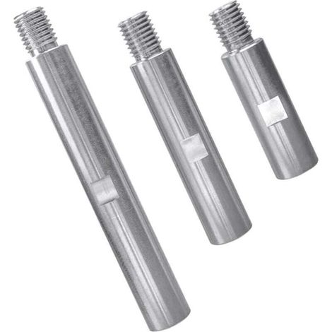 x Prolunghe per smerigliatrice angolare in acciaio inox M14 Prolunghe per smerigliatrice angolare da 75 mm 100 mm 140 mm Adattatore con filettatura M14 per utensili di lucidatura e levigatura (1/4)
