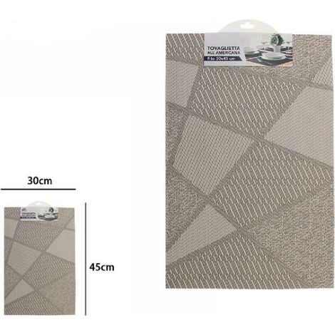 TRADE SHOP - Tovaglietta All'americana Tovagliette Per Colazione Cucina Tavola 30x45 Cm 72296 -