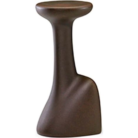 Moderner 75cm Design-Hocker aus Polyethylen für Innen und Außen Armillaria S1 - Braun
