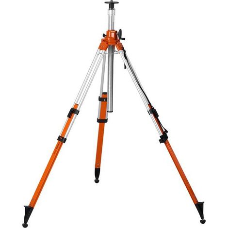 Trépied de niveau laser réglable - Filetage 5/8"-11 - Hauteur 1145-2905 mm - Bulle de niveau intégrée (1/5)