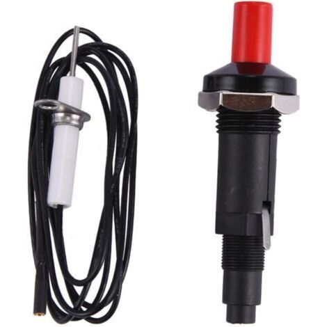 Allumeur piézoélectrique avec câble, bouton-poussoir de 1000 mm de long, pour fours à gaz