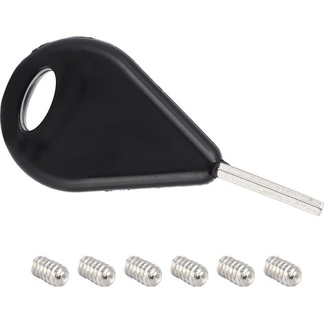 Kit de Vis pour Aileron de Surf 6 Pièces - Outil de Remplacement Accessoire Planche (1/5)