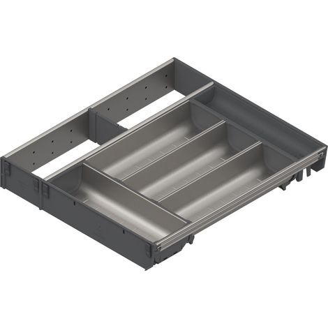 Blum Orga-Line Besteckeinsatz Facheinteilung Set ZSI.XXXKI4, NL 450mm, grau