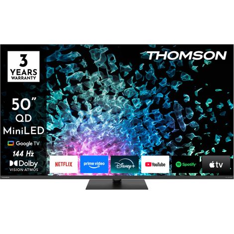 Thomson 50MG7C15 TV 127 cm (50") 4K Ultra HD Smart TV Wi-Fi Nero 320 cd/m² (1/4)