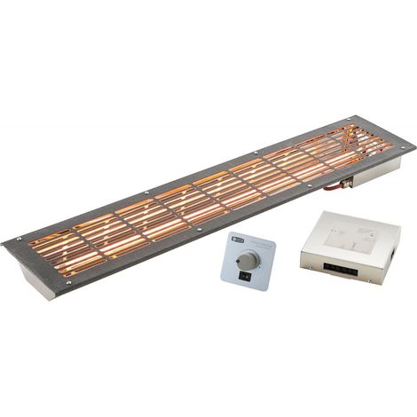 Infraworld VITALlight-IPX4 Infrarotstrahler-Set 500W Ecke anthrazit mit Steuerung silber (1/5)