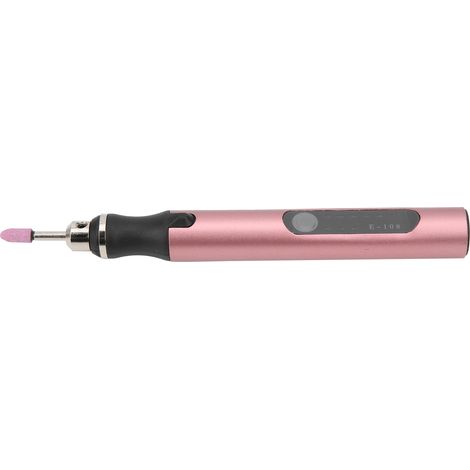 Stylo Graveur Mini pour DIY, Outil de Gravure Manucure Portable avec Accessoires Vibrants en Rose Doré (1/5)