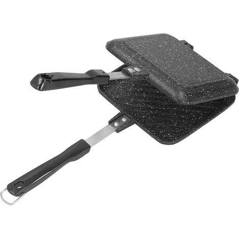 Appareil à sandwichs pour la cuisinière, poêle double pour griller, gaufrier avec presse. - AquaForge (1/5)