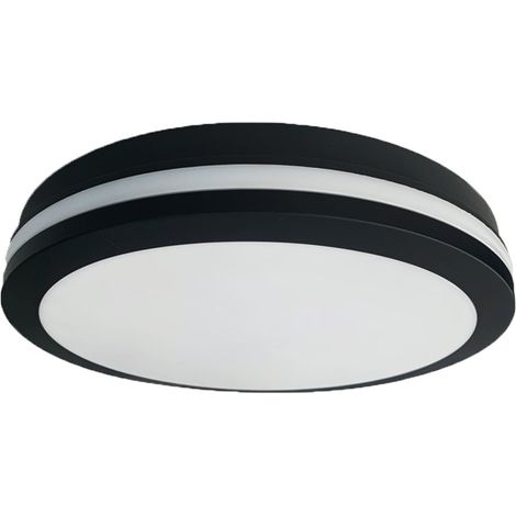 Plafoniera Marlon 12W 4000K Nero IP54 (1/5)