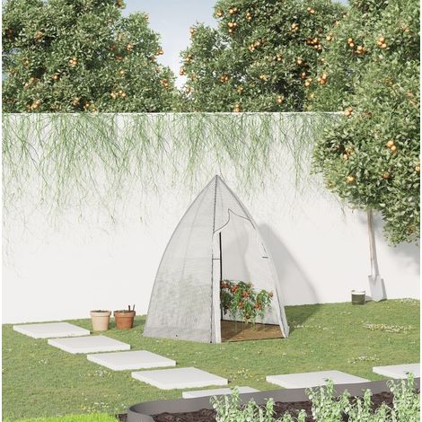 serra giardino 160x140x180 protezione piante bianca HAVRYA (1/4)