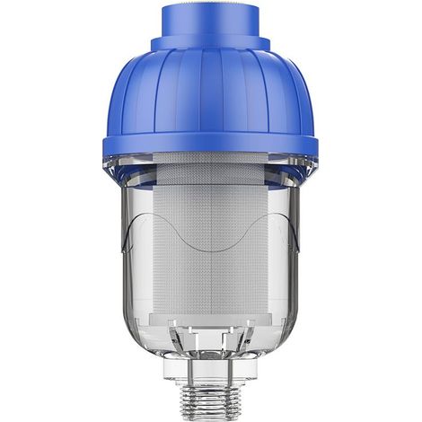 Duschkalkfilter, Wasserenthärter, Anti-Kalk-Duschfilter mit Edelstahlsieb, Wasserfilter für Warmwasserbereiter, Duschen, Waschmaschinen und Wasserhähne (1/4)