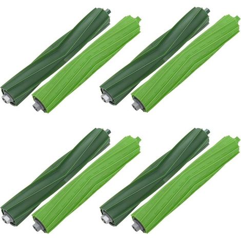 Lot de 4 Rouleaux de Brosse pour iRobot - Accessoires de Rechange pour iRobot EI & J série E5 E6 i7 i7+ i6 i6+ i3 i3+ i4 i4+ i8 i8 Plus J7 J7+ (1/5)