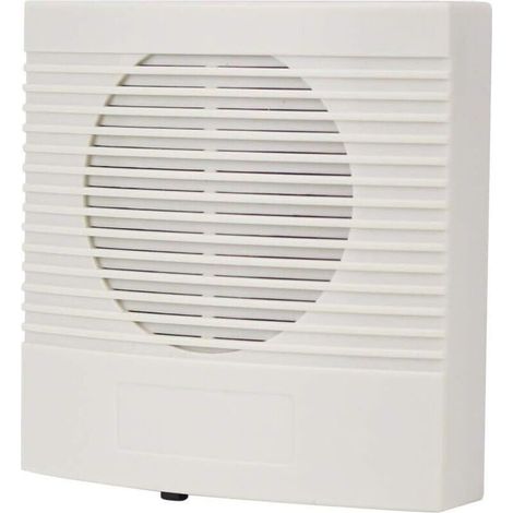 1 pcs Sonnette électronique filaire de porte carillon DC 12V 3 sonneries Accessoires de contrôle d'accès blanc en plastique Dingdong anneau pour système de contrôle d'accès de sécurité à domici (1/4)