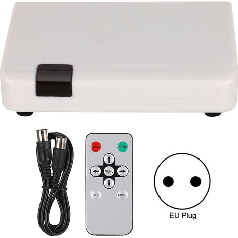 HDMI-zu-RF-HD-Audio-Video-Synchronisationskonverter für kabelgebundenes Signal, 1080p, 110–240 V, Weiß, EU (1/5)