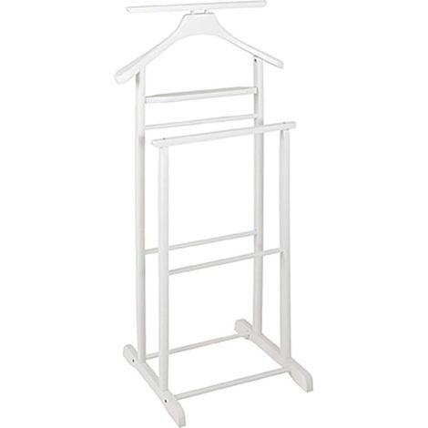 Möbel valet blanc, bois massif - Dim.: L 47 cm x H 102 cm x P 36 cm,Style: Traditional (1/3)