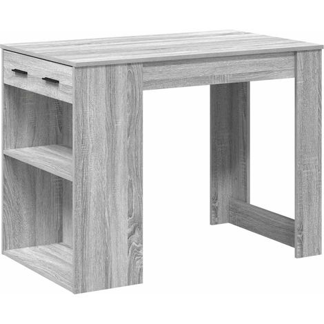 Maison Exclusive - Scrivania con Cassetto Ripiano Grigio Sonoma Legno Multistrato