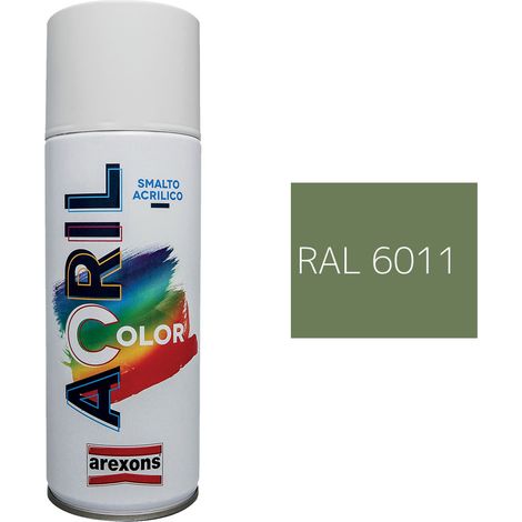 SMALTO SPRAY ACRILICO RAL 6011 - verde reseda - AREXONS