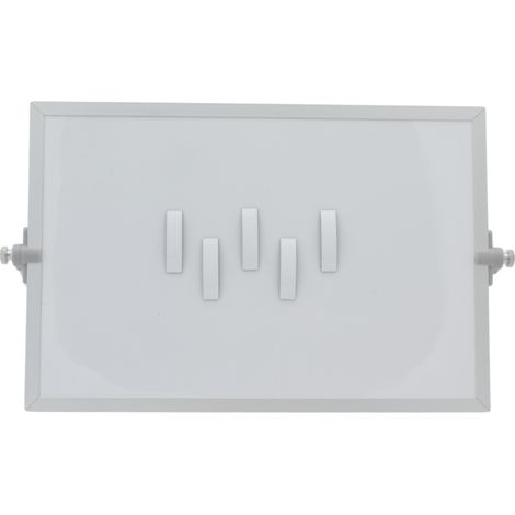 Barre de symboles magnétiques 1x4 cm blanc (1/2)