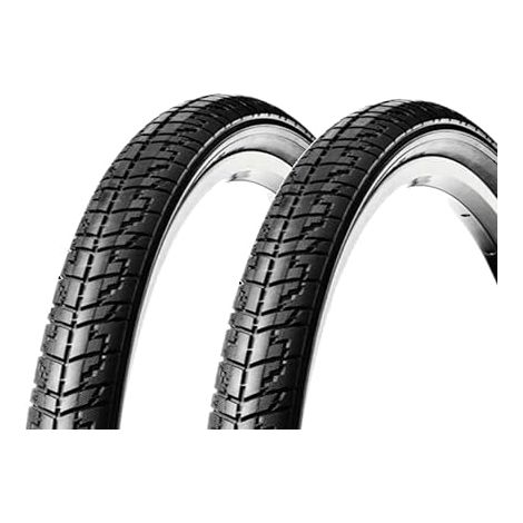 2 COPERTONI 12 1/2 X 1.75 2 1/4 PNEUMATICI STRADALI NERI BICICLETTA BAMBINO 12GOMME CITY BIKE MTB Ecovelo (1/4)