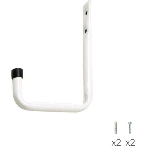gancho wolfpack universal multiusos para pared 110x140 mm.  (2 unidades)