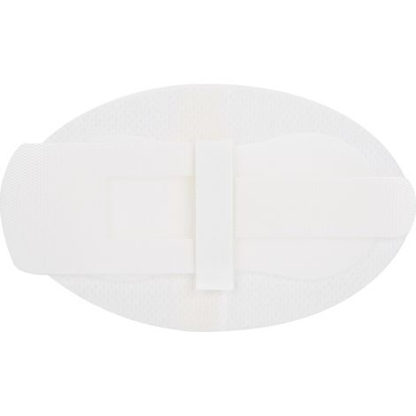 Pansement adhésif non tissé pour fixation de cathéter veineux, patch de maintien tubulaire perfusion, dispositif médical stérile. (1/5)