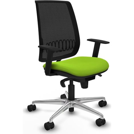 Chaise ergonomique piqueras y crespo cuir synthétique noir (1/2)