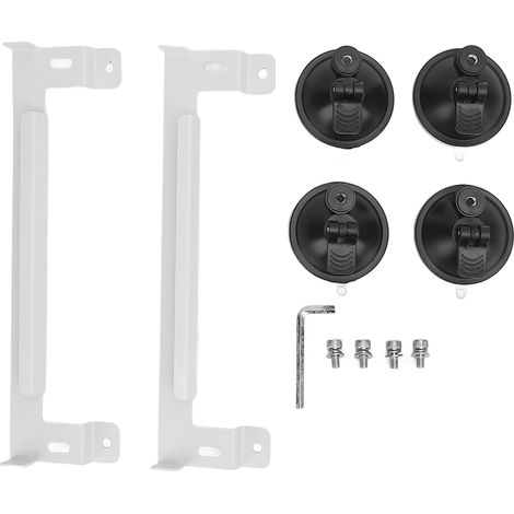 Ortviai Support d'antenne satellite avec ventouse pour toit/pare-brise – en fer blanc, fixation solide et installation facile