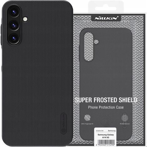 Nillkin Super Frosted Shield Hülle für Samsung Galaxy A15 5G, Hartschalen-Schutzhülle – Schwarz