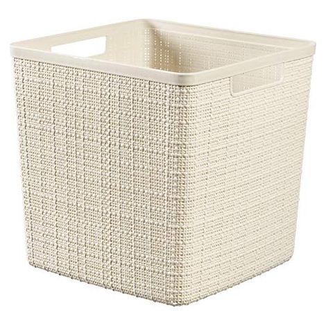 Cesta jute cube Keter lt.5 bianca