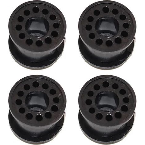 Cable de palanca de cambios portátil, ojal de plástico negro, 4 piezas, 4S6P7412AA para Fiesta Focus (1/4)