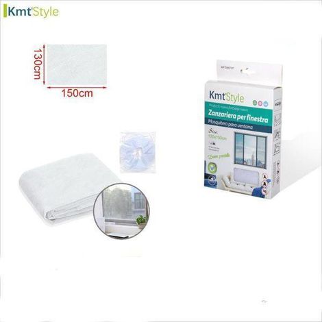 tela mosquitera blanca 130x150 cms para ventana kmtstyle al mejor precio