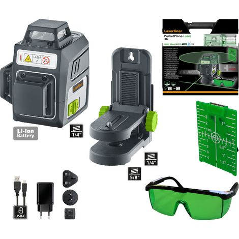 Laserliner PocketPlane-Laser 3G Dreidimensionaler Laser  selbstnivellierend