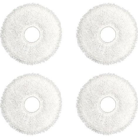 Set mit 4 Ersatz-Wischmopp-Pads für Saugroboter und Staubsauger – Saugfähige Tücher (1/5)