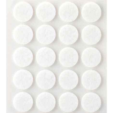 Patins Feutre Adhésifs 17mm Protection Silencieuse Et Durable - Inofix (1/3)