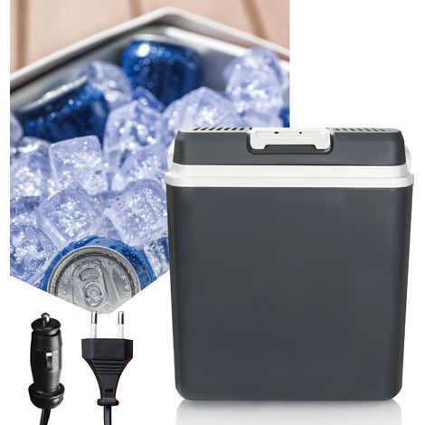 Jiubiaz Elektrische Kühlbox 20L Coolbox 12V/230V Kühlen & Warmhalten，Auto & Steckdose - Thermobox - Mini Kühlschrank - Für Camping, Picknick, Reisen