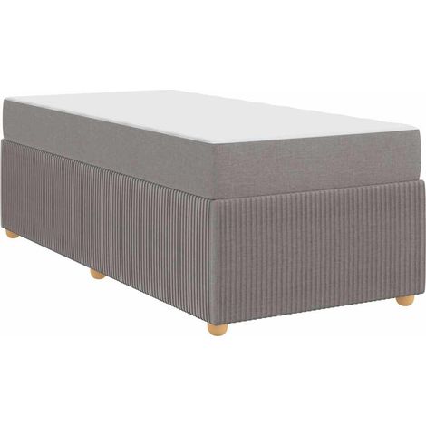 Struttura letto con materasso Talpa 90 x 200 cm Tessuto vidaXL (1/5)