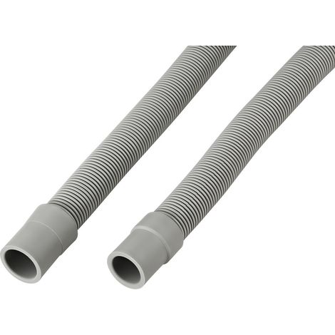 Xavax Tubo de desagüe estándar gris 1,5 m
