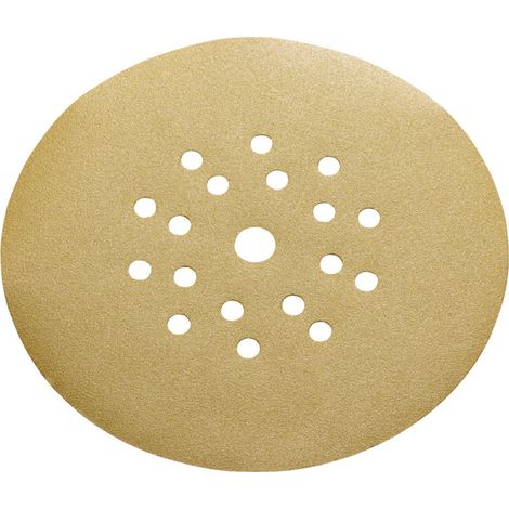 25 feuilles abrasives auto-agrippantes 225 mm, P 80, série « professional » pour enduits, peintures et vernis, pour ponceuse à bras metabo 25 pièces