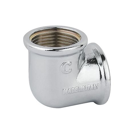 Gomito ff ottone cromo 1/2CAVAL