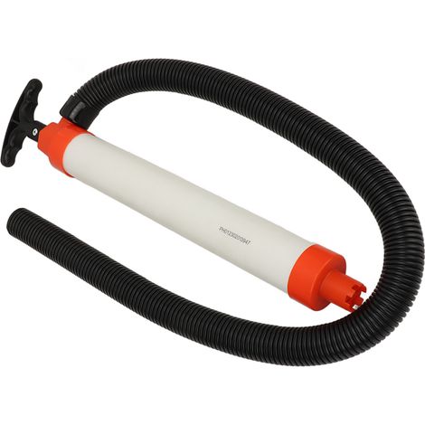 Pompe de cale manuelle avec tuyau, pompe à eau portative à main pour voiliers, bateaux de pêche, kayaks, hors-bords, blanc (1/5)