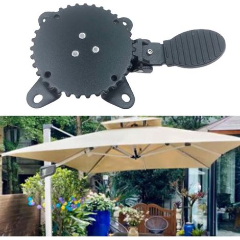 Base per ombrellone girevole a 360°, accessorio per ombrellone, supporto per ombrellone da esterno, robusto supporto per ombrellone per la pesca in giardino (1/3)