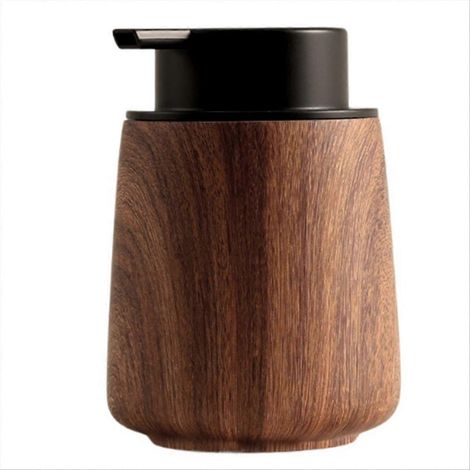 Savon liquide pour les mains effet bois, flacon mousseur, distributeur de shampoing à pression, accessoires de cuisine et de salle de bain, décoration (1/5)